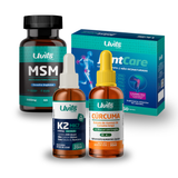 Kit Movimento - JointCare, MSM, K2, Cúrcuma