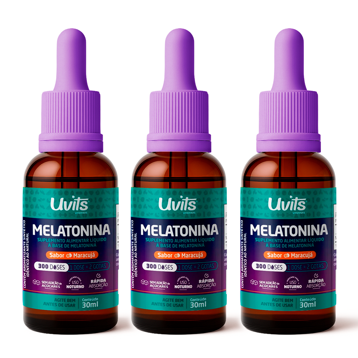 Melatonina Líquida 30ml Sabores