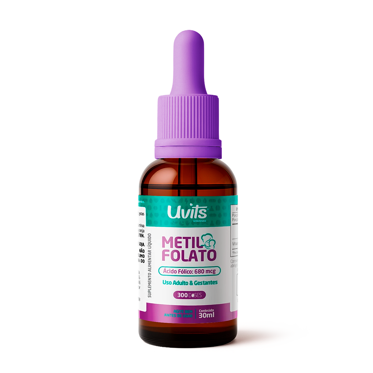 Metilfolato - Ácido Folico 680mcg - 20ml