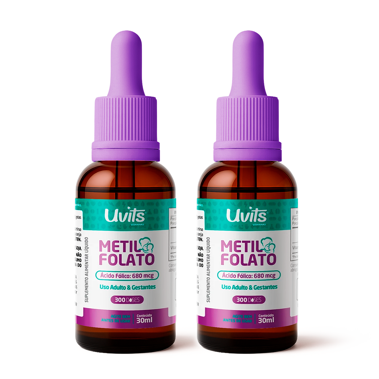 Metilfolato - Ácido Folico 680mcg - 20ml