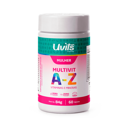 Multivitamínico A-Z para Mulheres – Energia, Imunidade e Equilíbrio Nutricional – 60 Comprimidos