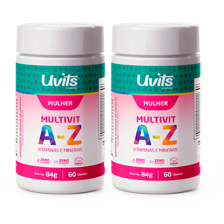 Multivitamínico A-Z para Mulheres – Energia, Imunidade e Equilíbrio Nutricional – 60 Comprimidos
