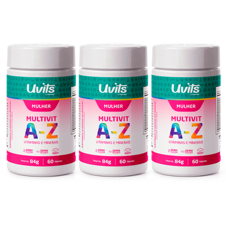 Multivitamínico A-Z para Mulheres – Energia, Imunidade e Equilíbrio Nutricional – 60 Comprimidos