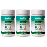 Multivitamínico A-Z Sênior 50+ – Vitaminas e Minerais para Vitalidade e Imunidade – 60 Comprimidos