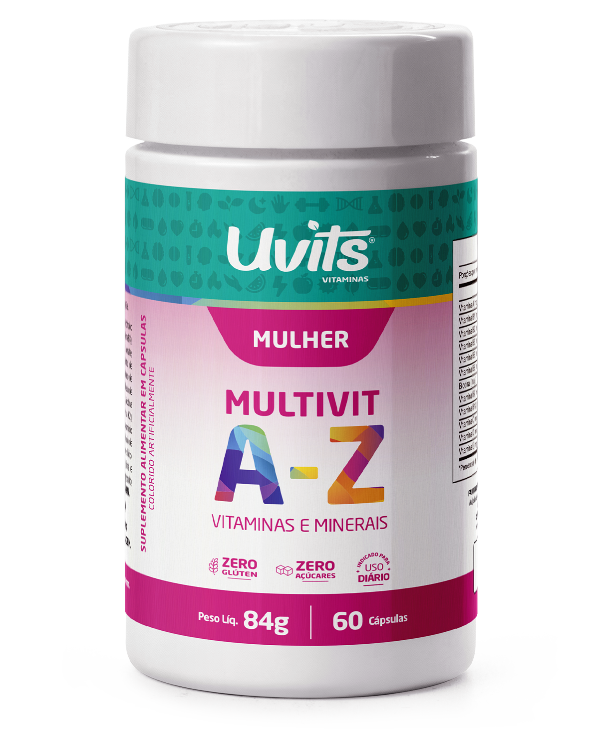 Multivitamínico A-Z para Mulheres – Energia, Imunidade e Equilíbrio Nutricional – 60 Comprimidos