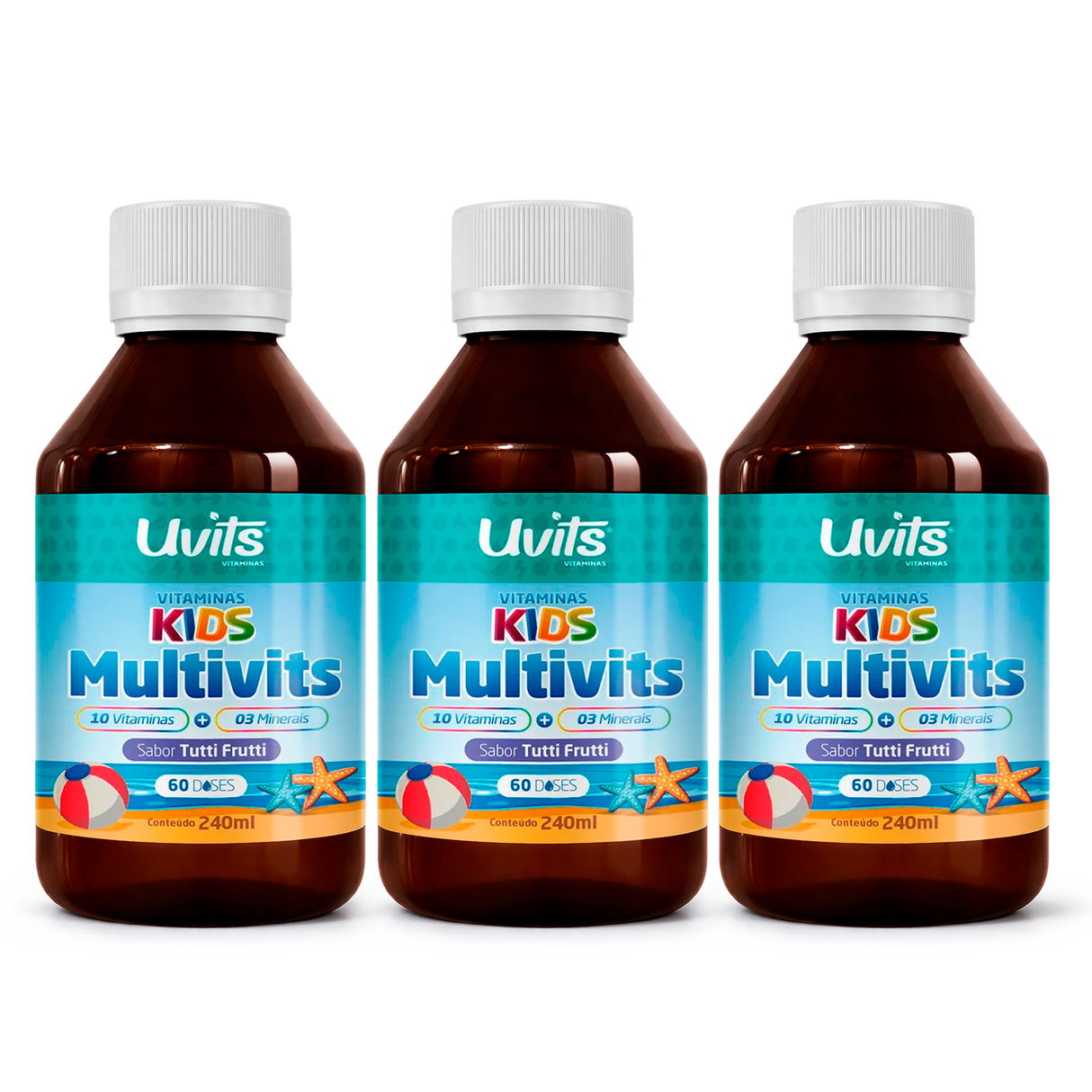 Multivits Xarope 240ml Kids Uvits