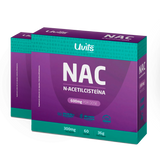 NAC - Acetilcisteina 600mg 60 Cápsulas