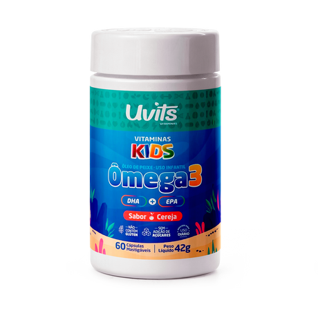 Ômega 3 Kids 60 Capsulas Uvits
