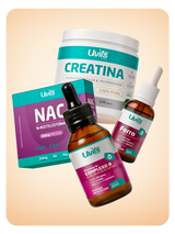 Kit Pós-Caneta - Creatina, Complexo B, NAC e Ferro Ultra