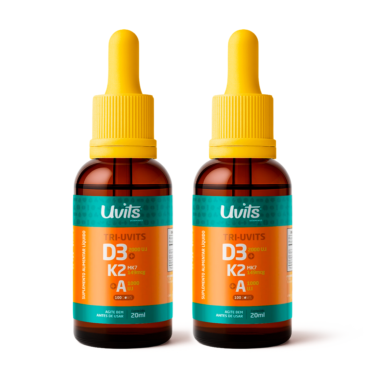 Tri-Uvits D3 2000UI + K2 MK7 149mcg + A 1000UI 20ml