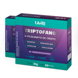 Triptofano + Picolinato de Cromo 60 Capsulas Uvits