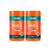 Mucil Psyllium (Sabor Laranja) - Fibra Alimentar para Intestino - 174g