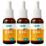 Vitamina D3 1000UI K2 MK7 24mcg Kids – 600 Doses 20ml