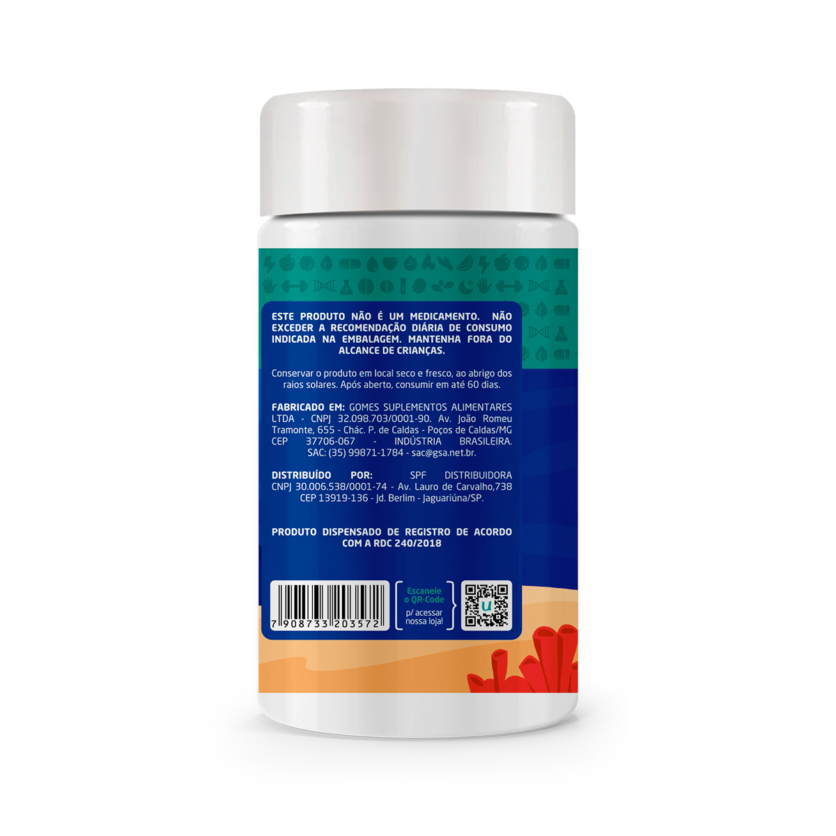 Ômega 3 Kids 60 Capsulas Uvits