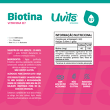 Biotina Líquida Vitamina B7 45mcg - 600 Doses