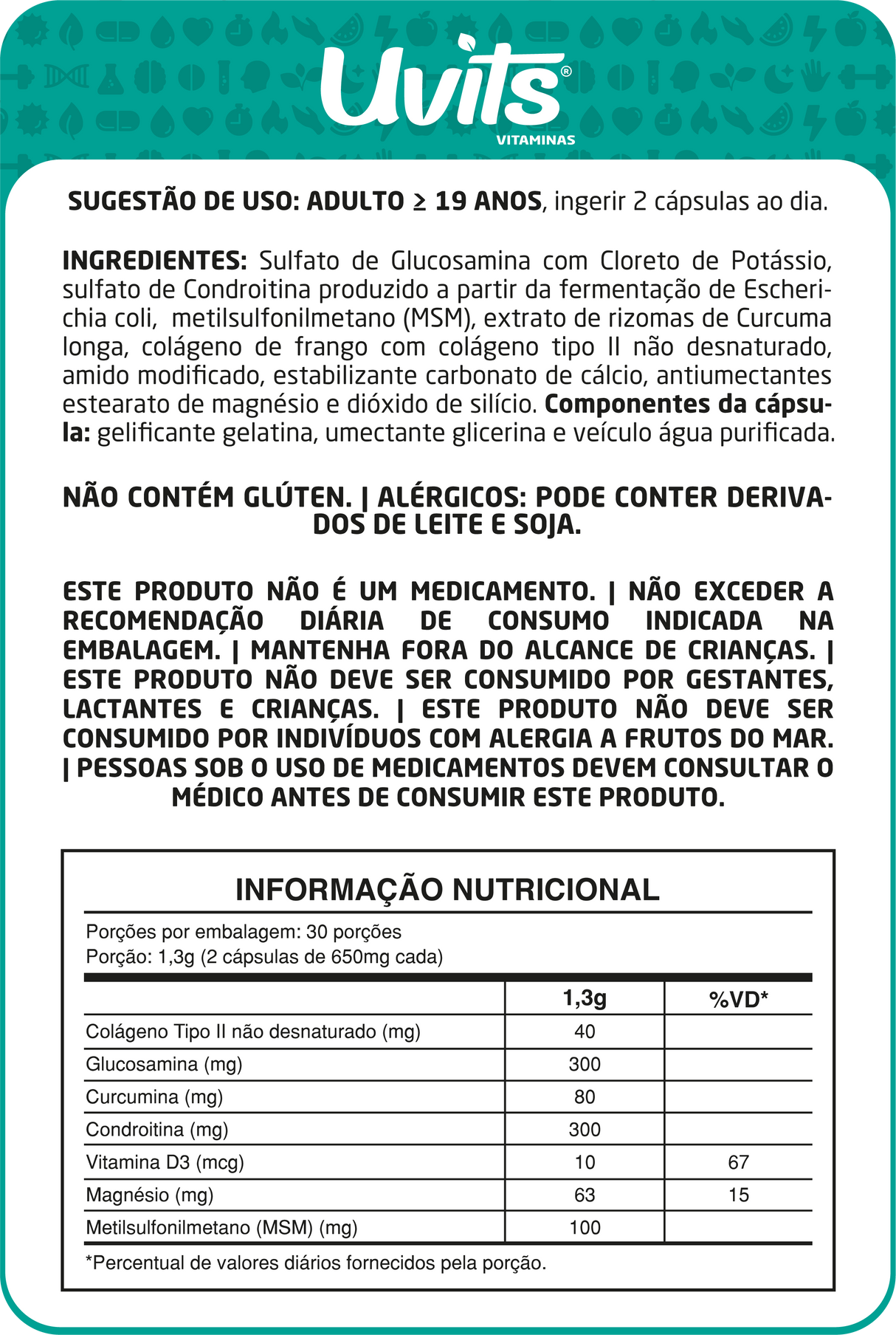 Joint Care 60 Capsulas Uvits