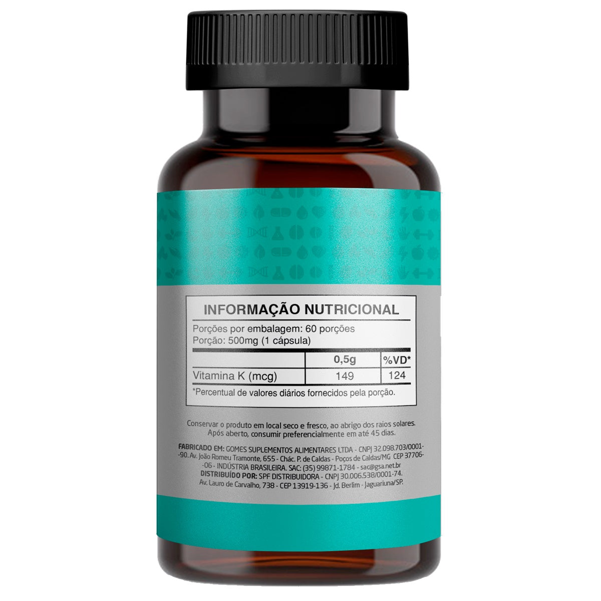 Vitamina K2 MK7 60 Cápsulas